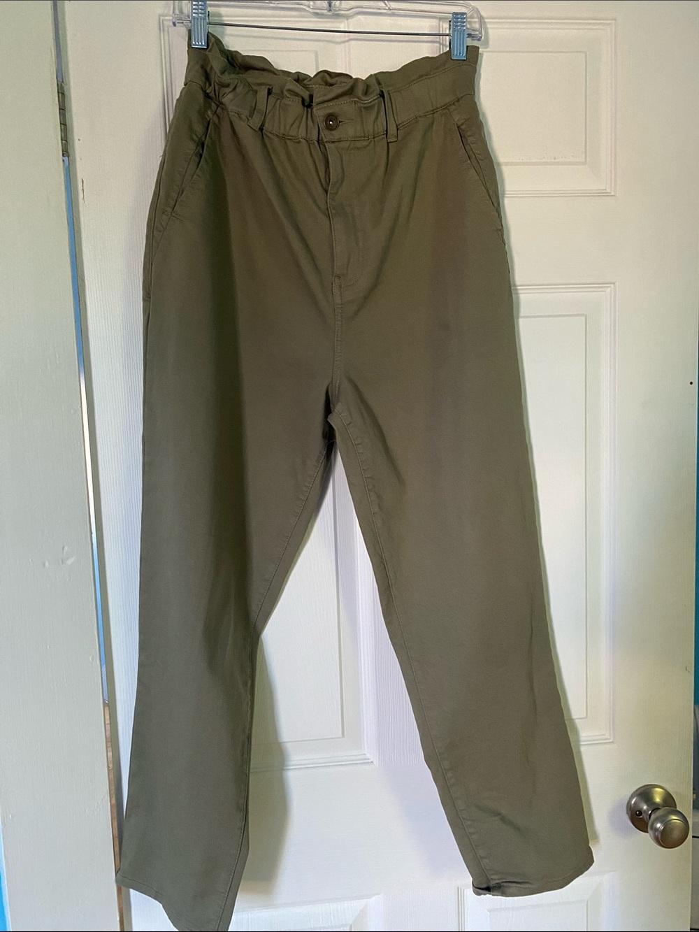 1. State Olive Paperbag pants great condition size 30/10